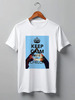 Заказать мужскую футболку в Москве. Футболка классическая Keep calm and be an Echelon от prettydisaster - готовые дизайны и нанесение принтов.