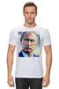 Заказать мужскую футболку в Москве. Футболка классическая Путин от Picasso - готовые дизайны и нанесение принтов.