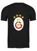 Заказать мужскую футболку в Москве. Футболка классическая Galatasaray от THE_NISE  - готовые дизайны и нанесение принтов.