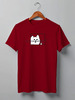 Заказать мужскую футболку в Москве. Футболка классическая Cats Here от oneredfoxstore@gmail.com - готовые дизайны и нанесение принтов.