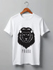 Заказать мужскую футболку в Москве. Футболка классическая Prada Lion  от mardiyank - готовые дизайны и нанесение принтов.