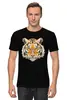 Заказать мужскую футболку в Москве. Футболка классическая Тигр - Tiger от trend - готовые дизайны и нанесение принтов.