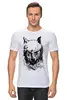 Заказать мужскую футболку в Москве. Футболка классическая Злой волк от Илья Gonerdot - готовые дизайны и нанесение принтов.