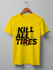 Заказать мужскую футболку в Москве. Футболка классическая Kill All Tires - Drift Car от s.podosenov@mail.ru - готовые дизайны и нанесение принтов.