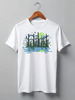 Заказать мужскую футболку в Москве. Футболка классическая Mountains от oneredfoxstore@gmail.com - готовые дизайны и нанесение принтов.