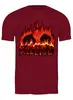 Заказать мужскую футболку в Москве. Футболка классическая Hell Ride от oneredfoxstore@gmail.com - готовые дизайны и нанесение принтов.
