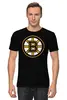 Заказать мужскую футболку в Москве. Футболка классическая Boston Bruins от Сергей Дульнев - готовые дизайны и нанесение принтов.