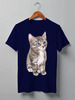 Заказать мужскую футболку в Москве. Футболка классическая Cats Here от oneredfoxstore@gmail.com - готовые дизайны и нанесение принтов.