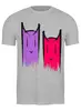 Заказать мужскую футболку в Москве. Футболка классическая Cats Here от oneredfoxstore@gmail.com - готовые дизайны и нанесение принтов.