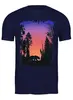 Заказать мужскую футболку в Москве. Футболка классическая Dark Forest от oneredfoxstore@gmail.com - готовые дизайны и нанесение принтов.