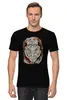 Заказать мужскую футболку в Москве. Футболка классическая Doodle Owl от ArtBYtik - готовые дизайны и нанесение принтов.