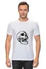 Заказать мужскую футболку в Москве. Футболка классическая Белая толстовка с черепом. от naomu12 - готовые дизайны и нанесение принтов.