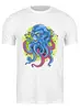 Заказать мужскую футболку в Москве. Футболка классическая Octopus от balden - готовые дизайны и нанесение принтов.