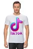 Заказать мужскую футболку в Москве. Футболка классическая TIK TOK (Tik Tok video) от vista12761@rambler.ru - готовые дизайны и нанесение принтов.