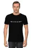 Заказать мужскую футболку в Москве. Футболка классическая Billie Eilish (две стороны) от DESIGNER   - готовые дизайны и нанесение принтов.
