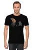 Заказать мужскую футболку в Москве. Футболка классическая Bear Here от oneredfoxstore@gmail.com - готовые дизайны и нанесение принтов.