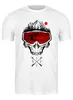 Заказать мужскую футболку в Москве. Футболка классическая Skullmask MTB от oneredfoxstore@gmail.com - готовые дизайны и нанесение принтов.
