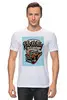 Заказать мужскую футболку в Москве. Футболка классическая Авто винтаж  от T-shirt print  - готовые дизайны и нанесение принтов.