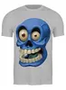 Заказать мужскую футболку в Москве. Футболка классическая Веселый черепок от denis01001 - готовые дизайны и нанесение принтов.