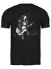 Заказать мужскую футболку в Москве. Футболка классическая Guitar Skelet от kardakov94@mail.ru - готовые дизайны и нанесение принтов.