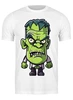 Заказать мужскую футболку в Москве. Футболка классическая Зеленый монстр-зомби от datoxy@ukr.net - готовые дизайны и нанесение принтов.