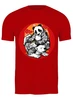 Заказать мужскую футболку в Москве. Футболка классическая Панда от Print design  - готовые дизайны и нанесение принтов.