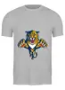 Заказать мужскую футболку в Москве. Футболка классическая Florida Panthers от olala - готовые дизайны и нанесение принтов.