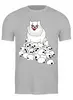 Заказать мужскую футболку в Москве. Футболка классическая Cats Here от oneredfoxstore@gmail.com - готовые дизайны и нанесение принтов.