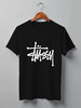Заказать мужскую футболку в Москве. Футболка классическая Stussy от DESIGNER   - готовые дизайны и нанесение принтов.