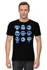 Заказать мужскую футболку в Москве. Футболка классическая Skulls от oneredfoxstore@gmail.com - готовые дизайны и нанесение принтов.