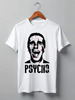 Заказать мужскую футболку в Москве. Футболка классическая American psycho(Американский психопат) от Easy-store - готовые дизайны и нанесение принтов.
