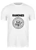 Заказать мужскую футболку в Москве. Футболка классическая рок-группа "The Ramones" от Fedor - готовые дизайны и нанесение принтов.