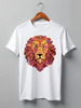 Заказать мужскую футболку в Москве. Футболка классическая Лев (Lion) от trugift - готовые дизайны и нанесение принтов.