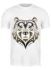 Заказать мужскую футболку в Москве. Футболка классическая Медведь от Ordwen - готовые дизайны и нанесение принтов.