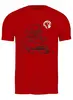 Заказать мужскую футболку в Москве. Футболка классическая Moon Rider от oneredfoxstore@gmail.com - готовые дизайны и нанесение принтов.