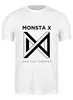 Заказать мужскую футболку в Москве. Футболка классическая Monsta X от geekbox - готовые дизайны и нанесение принтов.