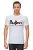 Заказать мужскую футболку в Москве. Футболка классическая Классическая мужская The Beatlove от zibang - готовые дизайны и нанесение принтов.