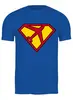 Заказать мужскую футболку в Москве. Футболка классическая Авиа супергерой от SkyWay Aviation Clothing RUS  - готовые дизайны и нанесение принтов.