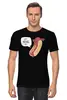 Заказать мужскую футболку в Москве. Футболка классическая Burgers от oneredfoxstore@gmail.com - готовые дизайны и нанесение принтов.