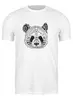 Заказать мужскую футболку в Москве. Футболка классическая Арт-панда от Markov - готовые дизайны и нанесение принтов.