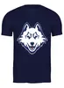 Заказать мужскую футболку в Москве. Футболка классическая Волк (wolf) от trugift - готовые дизайны и нанесение принтов.