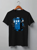 Заказать мужскую футболку в Москве. Футболка классическая Tardis Ink от skynatural - готовые дизайны и нанесение принтов.
