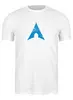 Заказать мужскую футболку в Москве. Футболка классическая Фанат Arch Linux от byromul - готовые дизайны и нанесение принтов.