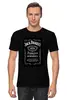 Заказать мужскую футболку в Москве. Футболка классическая "Jack Daniels" от Ева Гришаева - готовые дизайны и нанесение принтов.