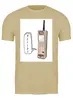 Заказать мужскую футболку в Москве. Футболка классическая Ретро телефон от HeyleyFox  - готовые дизайны и нанесение принтов.
