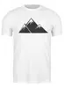 Заказать мужскую футболку в Москве. Футболка классическая Mountains от oneredfoxstore@gmail.com - готовые дизайны и нанесение принтов.
