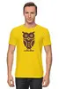 Заказать мужскую футболку в Москве. Футболка классическая Owl Here от oneredfoxstore@gmail.com - готовые дизайны и нанесение принтов.