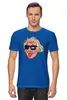Заказать мужскую футболку в Москве. Футболка классическая Альберт Эйнштейн от T-shirt print  - готовые дизайны и нанесение принтов.
