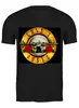 Заказать мужскую футболку в Москве. Футболка классическая Gun's N' Roses от Fedor - готовые дизайны и нанесение принтов.
