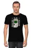 Заказать мужскую футболку в Москве. Футболка классическая Pixel Art Gameboy от artKash - готовые дизайны и нанесение принтов.
